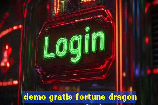 demo gratis fortune dragon